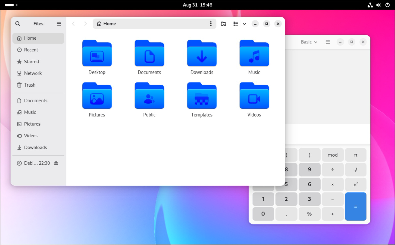 infinityOS screenshot 2